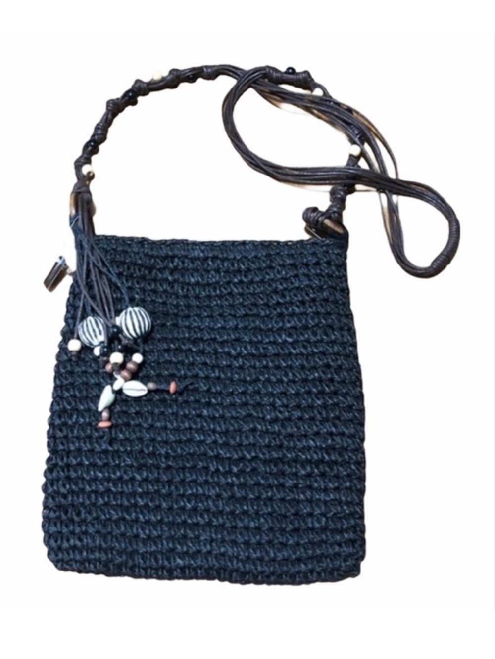 New Directions NWOT Women Crochet Shell Crossbody